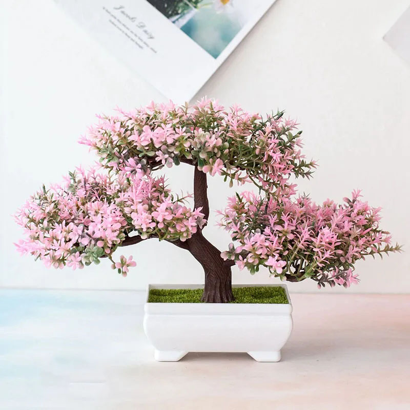 Bonsai Garden Table - Artificial Plants Bonsai Fake Plant Flowers