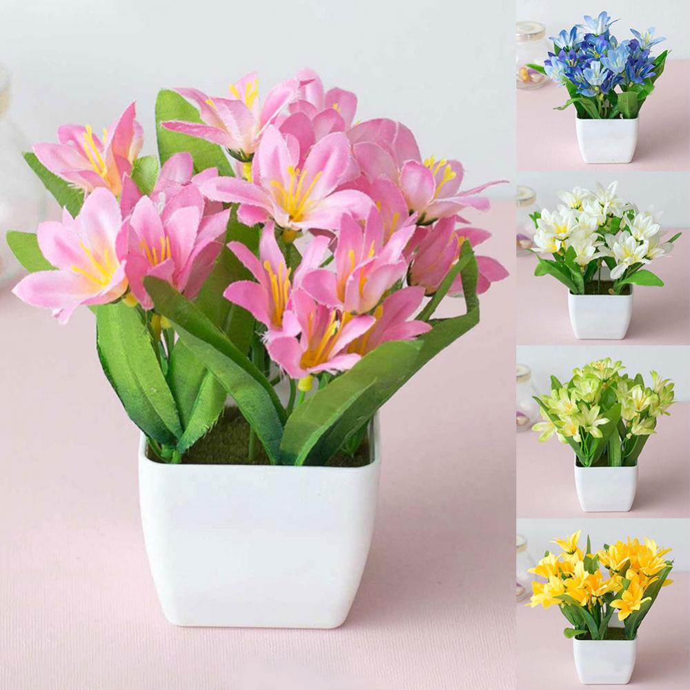 15cm Artificial Lily Flower Pl - огляд і ціна Bonsai Garden And Cafe