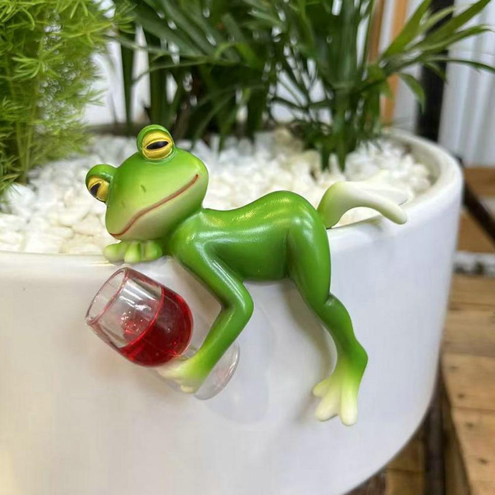 Resin Frog Statue Bonsai Acces - огляд і ціна Bonsai Garden With Pond