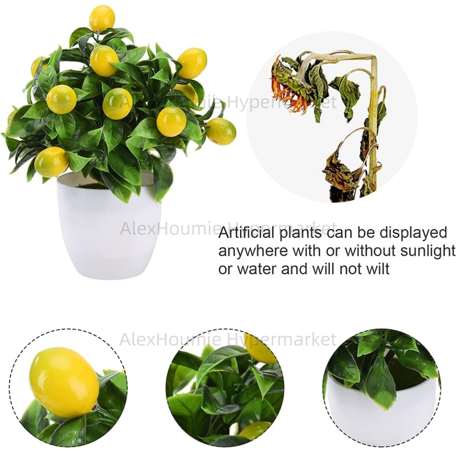 Fake Lemon Tree Small Artifici - огляд і ціна Bonsai Garden Sushi