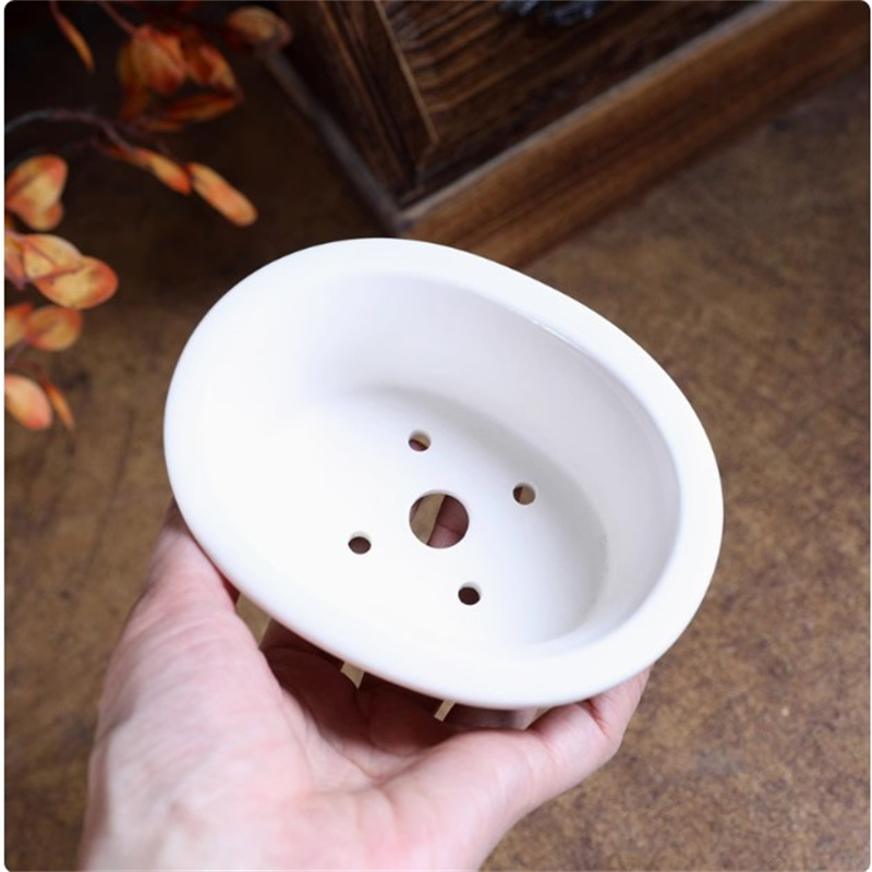 Porcelain White Oval Bonsai Po - огляд і ціна Bonsai Garden Table