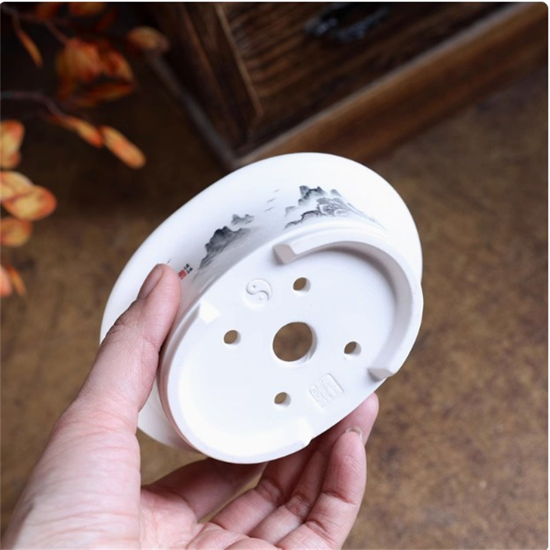 Porcelain White Oval Bonsai Po - огляд і ціна Bonsai Garden Table