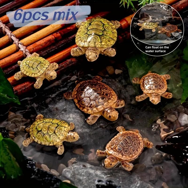 6 Mini Turtle Statues for Aqua - огляд і ціна Bonsai Garden With Pond