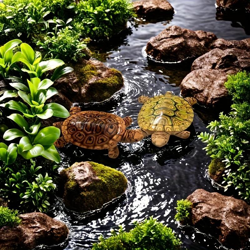 6 Mini Turtle Statues for Aqua - огляд і ціна Bonsai Garden With Pond