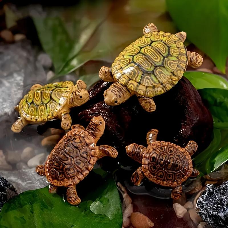 6 Mini Turtle Statues for Aqua - огляд і ціна Bonsai Garden With Pond