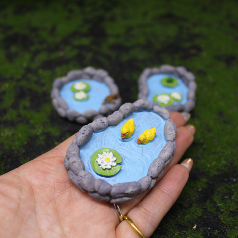 3pc Artificial Pool Model Pond - огляд і ціна Bonsai Garden With Pond