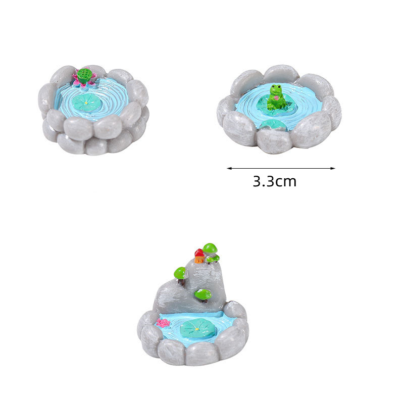 3pc Artificial Pool Model Pond - огляд і ціна Bonsai Garden With Pond