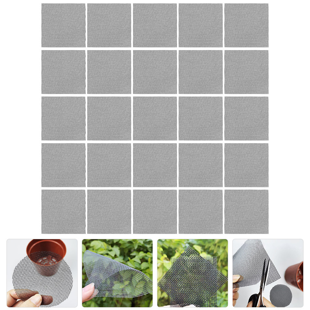 50Pcs Flower Pot Hole Mesh Pad - огляд і ціна Bonsai Garden And Cafe