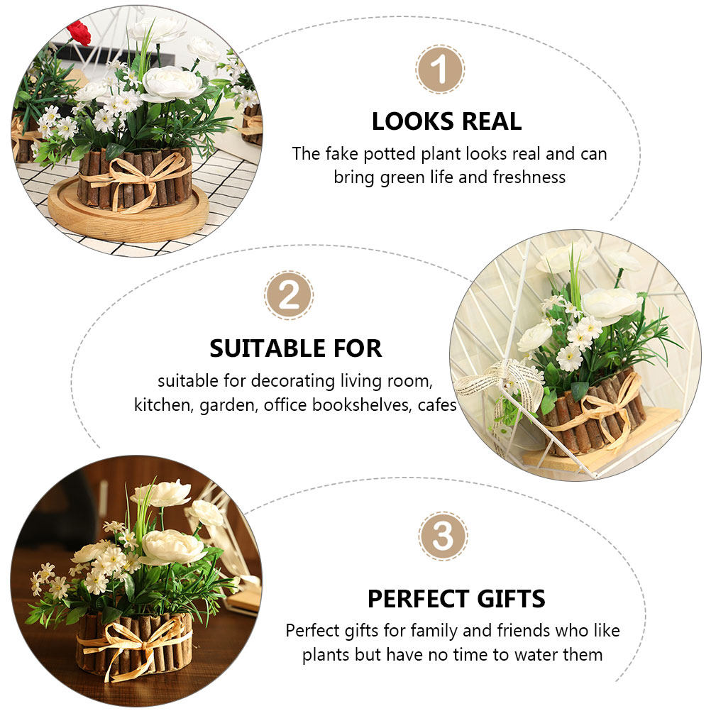 1Pcs Realistic Artificial Tea  - огляд і ціна Bonsai Garden And Cafe