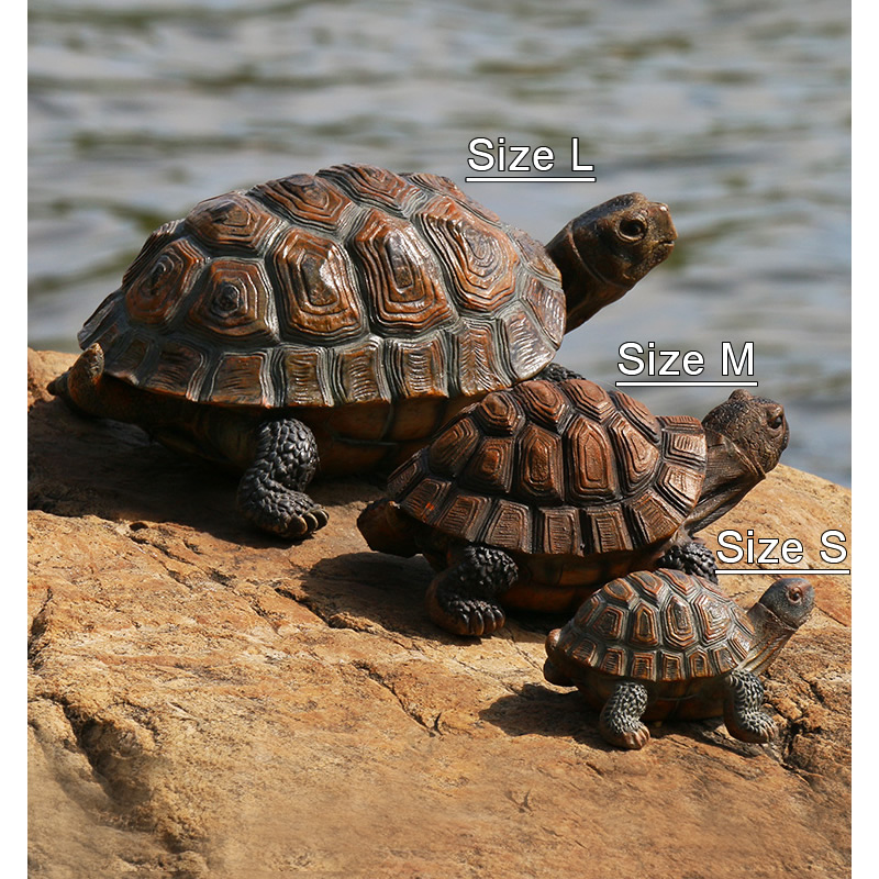 Cute Resin Tortoise Statue Out - огляд і ціна Bonsai Garden With Pond