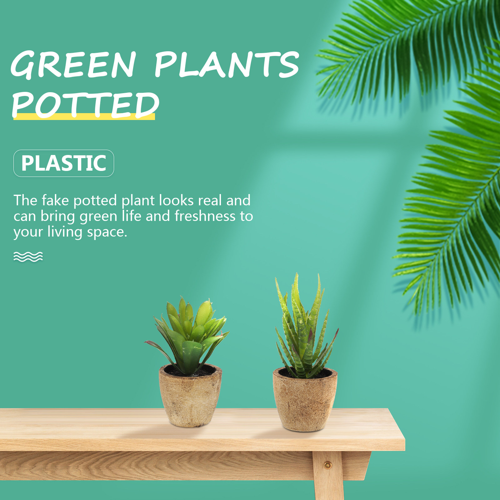 4Pcs Simulation Succulent Bons - огляд і ціна Bonsai Garden And Cafe