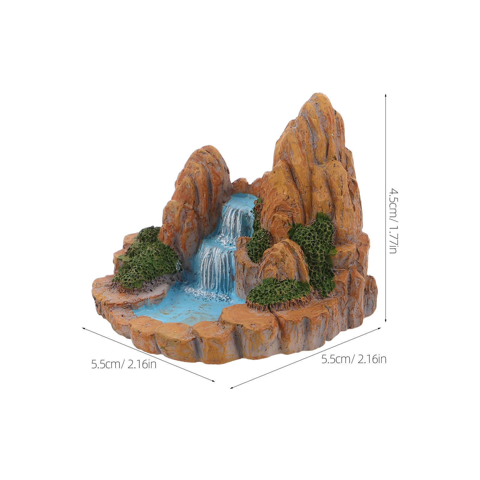 2Pcs Miniature Rockery Pond Fi - огляд і ціна Bonsai Garden With Pond