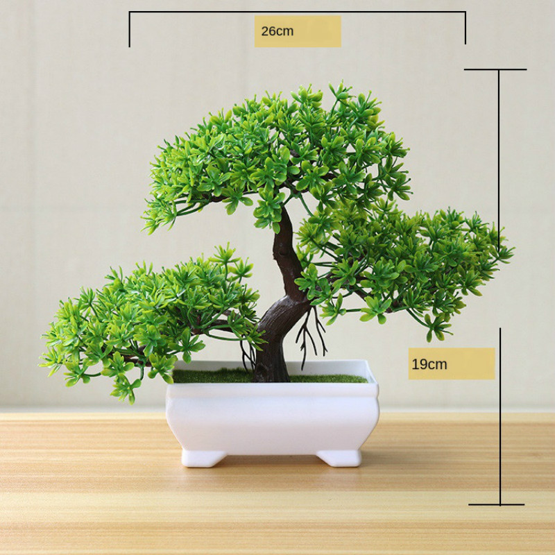 New Green Artificial Plants Bo - огляд і ціна Bonsai Garden Sushi