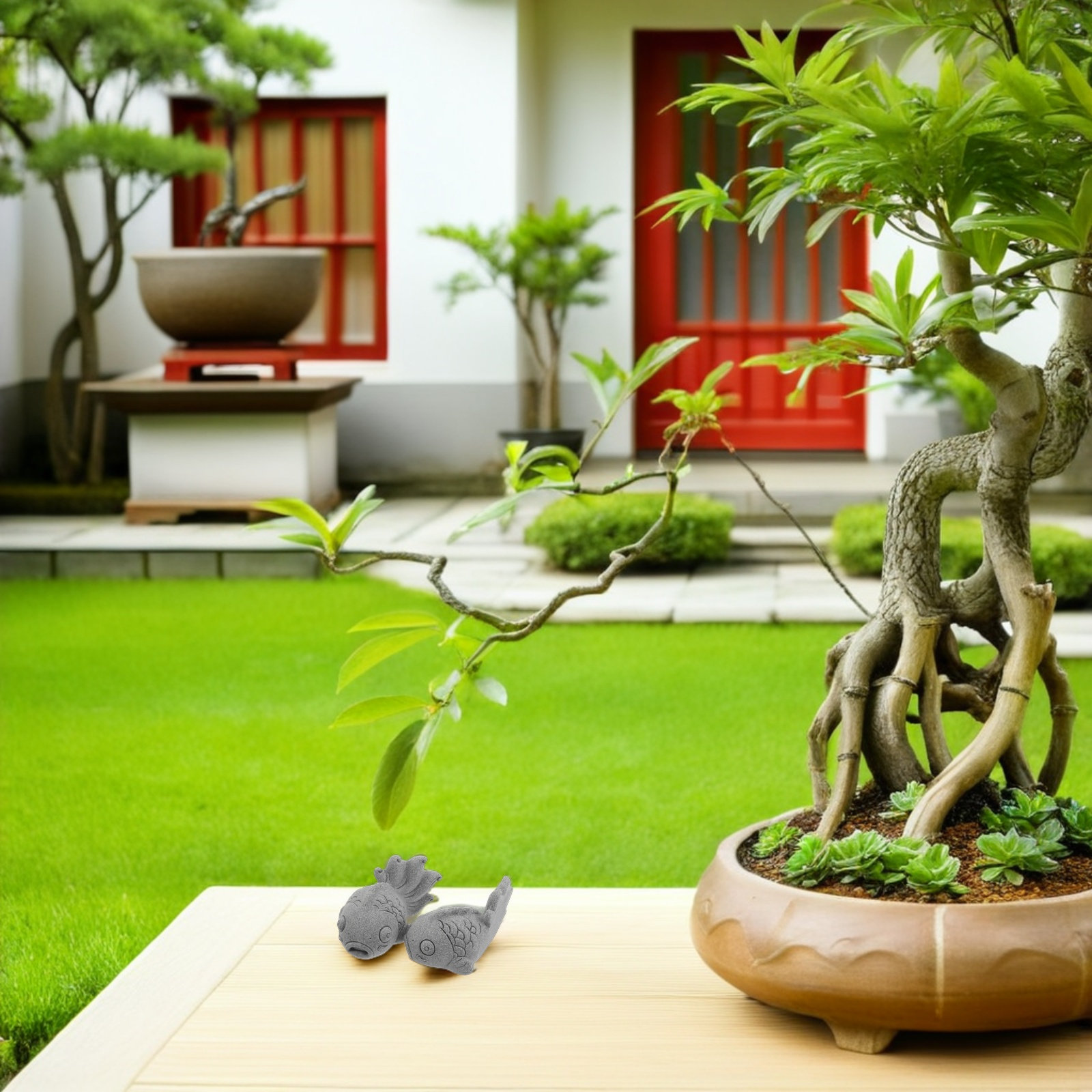 2Pcs Realistic Koi Fish Garden - огляд і ціна Bonsai Koi Garden